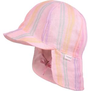 maximo Детска шапка с козирка maximo Kid's Mini Schildmütze Musselin Cap - Zartrosa / Streifen - размер 45 cm (904-1882-1311)