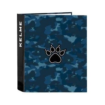 KELME Папка с пръстени Kelme Break Черен Морско син A4 (40 mm)