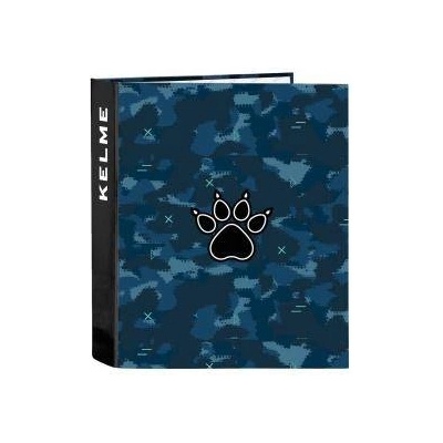 KELME Папка с пръстени Kelme Break Черен Морско син A4 (40 mm)