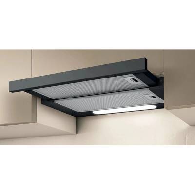 Elica Абсорбатор за вграждане Elica Elite 14 Lux BL 60, 121 W, 60 см, Клас D, 304 м3/ч, LED осветление, Черен (Elite 14 Lux BL 60)