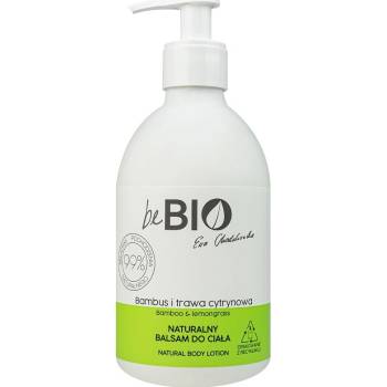 beBIO Bamboo & Lemongrass hydratačné telové mlieko 400 ml