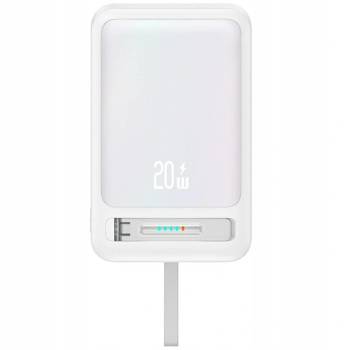Image 1 of USAMS CD219 XM Series MagSafe Power Bank 10000 mAh - Бял