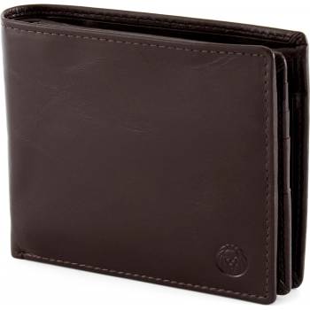 Lucleon Tmavě hnědá kožená peněženka Tommy Jasper U12 5 8973