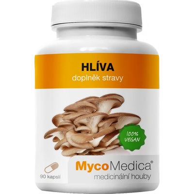 Mycomedica Hliva 30% Vegan 500mg 90 kapsúl