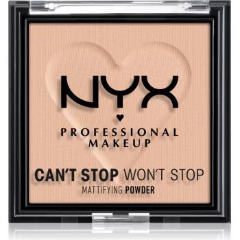 NYX Professional Makeup Can't Stop Won't Stop Mattifying Powder матираща пудра цвят 04 Meduim 6 гр