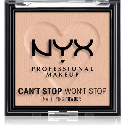 NYX Professional Makeup Can't Stop Won't Stop Mattifying Powder матираща пудра цвят 04 Meduim 6 гр