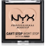 NYX Professional Makeup Can't Stop Won't Stop Mattifying Powder матираща пудра цвят 04 Meduim 6 гр