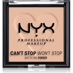 NYX Professional Makeup Can't Stop Won't Stop Mattifying Powder матираща пудра цвят 04 Meduim 6 гр