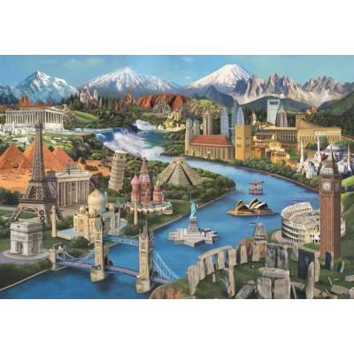 Anatolian - Puzzle Popular landmarks - 2 000 piese
