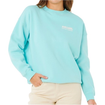 Rip Curl Дамски пуловер Rip Curl Women's Surf Puff Inspired Crew Jumper - Light Sea Blue (117-3547-0115)