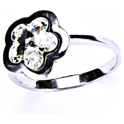 Čištín Stříbrný s krystalem Swarovski Crystal T 1296