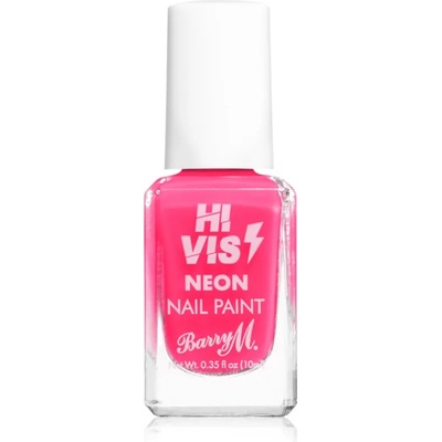 Barry M Hi Vis Neon лак за нокти цвят Pink Venom 10ml