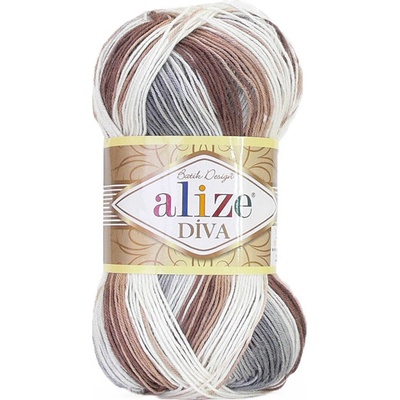 Alize Příze Diva Batik 5742