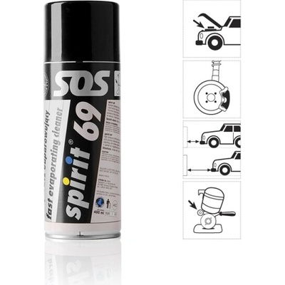 Texi Čistič bŕzd a brúsok SPIRIT 69 - spray 400 ml