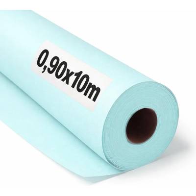 OFITURIA Kraft Paper Blue Pastel - Roll 0.90 × 10 m - 6 Rolls - Wrapping Paper and Packaging Paper - Craft Paper for DIY, Decoration and Sewing Patterns - Tear-Resistant and Easy to Cut - COM620-parent2