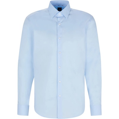 HUGO BOSS Риза с дълъг ръкав Boss Men's H Joe Kent Long Sleeve Oxford Shirt - Blue