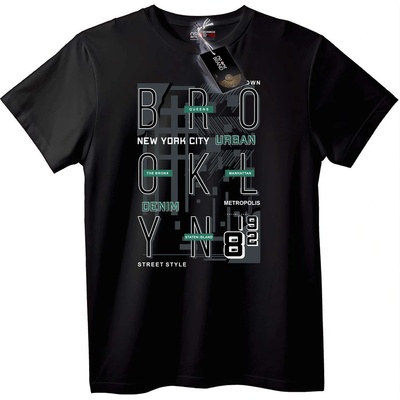 NOONEBRAND Тениска Бруклин Ню Йорк - M, White