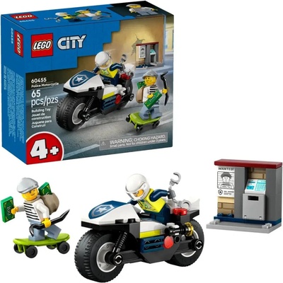 LEGO® city 60455 Полицейско преследване с мотоциклет (60455)