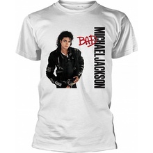 Michael Jackson tričko Bad white