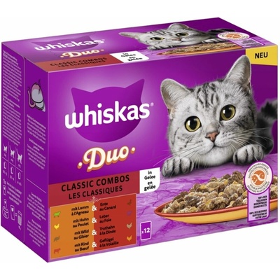 Whiskas Duo klasik želé 12 x 85 g