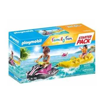 PLAYMOBIL Детски комплект Playmobil, Стартов комплект: Джет ски с лодка банан, 2970906