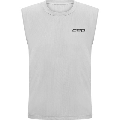 CEP Мъжки потник с широка презрамка CEP Run Shirt Sleeveless Tank top - Light Grey (216-5086-0211)