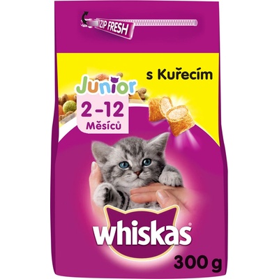 Whiskas Junior s kuřecím mäsom 300 g