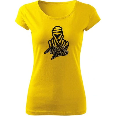 Tričko Dakar Africa Twin dámske tričko Žltá Čierna