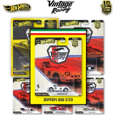 Mattel Hot Wheels Premium Car Culture Vintage Racing - sada 5ks