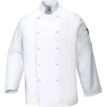 Portwest suffolk chefs c833 / Рондон, дълъг ръкав - бял l (c833whrl)