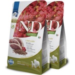 N&D Quinoa Medium & Maxi Urinary duck & cranberry 2x7 kg