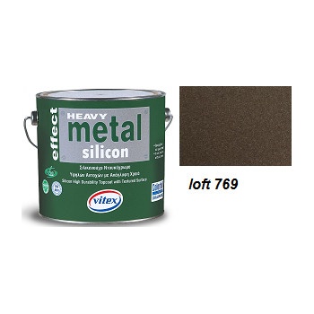 Vitex Heavy Metal Silicon Effect - štrukturálna kováčska farba 769 Loft 2,25L 0568