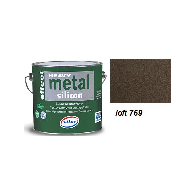 Vitex Heavy Metal Silicon Effect - štrukturálna kováčska farba 769 Loft 2,25L 0568