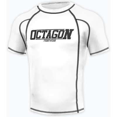 Octagon Мъжки рашгард Octagon Premium Fight Wear, бял