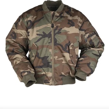 Mil-Tec MA1 бомбър пилотно яке, горски камуфлаж (10401020)