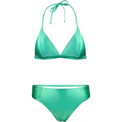 Satin Green bikiny plavky S1039 zelená