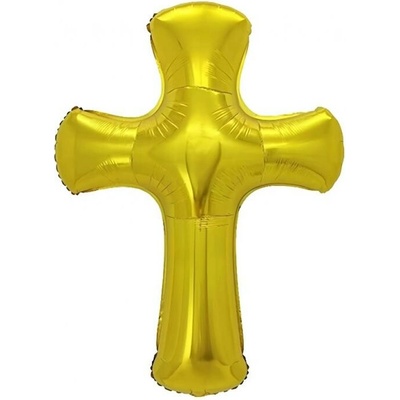 Godan Fóliový balón Zlatý kríž 51 x 67 cm