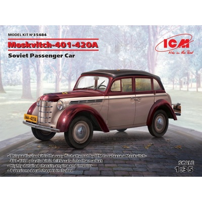 ICM Moskvich 401 420A Soviet Passenger Car 1:35