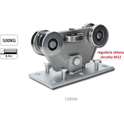 Vozík MEDIO KLASIK do 500 kg/8,5 m, profil 98 x 98 mm