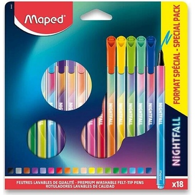 Maped Color'Peps Deco Nightfall 18 barev 844401