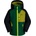 Kamik Детско водоустойчиво яке Kamik Kid's Otis Waterproof jacket - Green / Black - размер 122 (EU) (703-5358-0216)