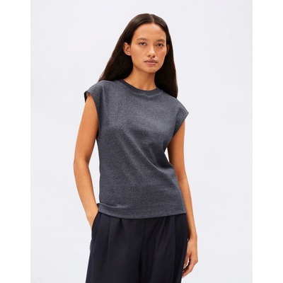 Armedangels Un wasted Top 3595 steel melange undyed