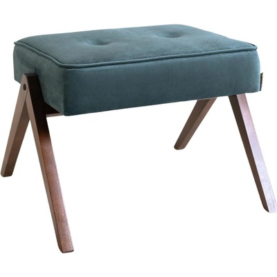 Nordic Design Tyrkysová látková podnožka Vinnie