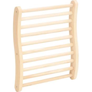 Image 1 of vidaXL S-образна облегалка за сауна, масивна борова дървесина (51691)