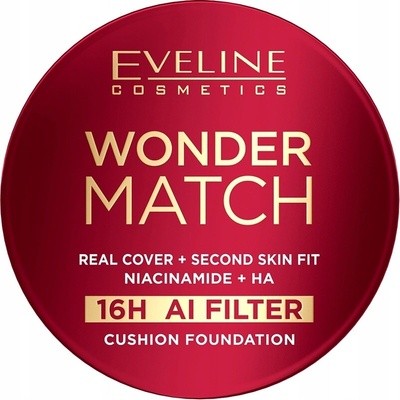 Eveline Wonder Match krycí podkladová báze cushion s niacinamidem Nude (03N) 15 ml