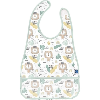 KikkaBoo Непромокаем лигавник с джоб Savanna Pattern Mint (31303030039)