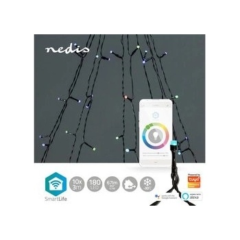 Nedis SmartLife LED Wi-Fi RGB 180 LED 10 x 2 m Android IOS WIFILXT01C180