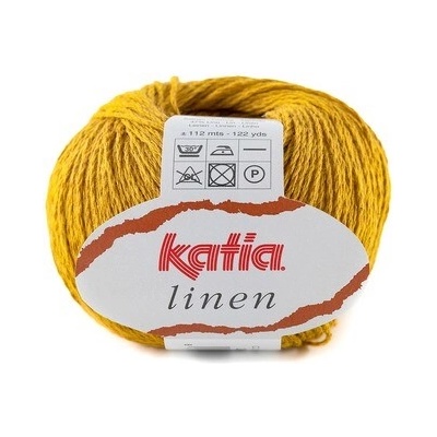 LINEN Katia Farby LINEN: 26 horčicová