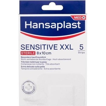 Hansaplast Sensitive XXL elast.náplast 8 x 10 cm 5 ks