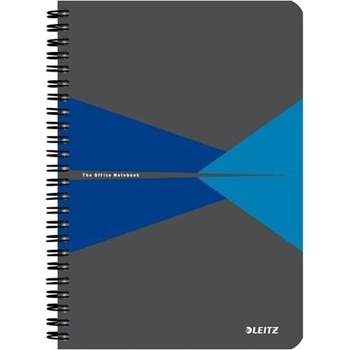 Leitz Тефтер със спирала LEITZ Office A/5 90 страници с картонена корица, син 44591035/44590035 (44591035/44590035)